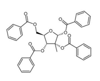 2-C-甲基-alpha-D-呋喃核糖四苯甲酸酯